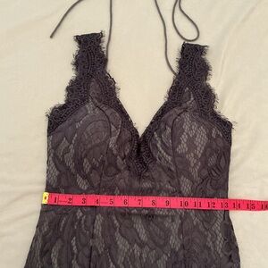 Adore Black Lace Midi Dress